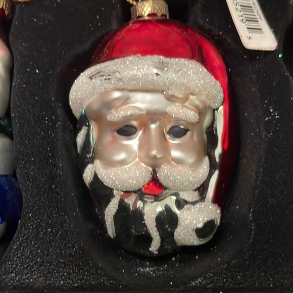 Rare Vintage GANZ Blown Glass Christmas Ornaments Set of 6 in Red Tree Gift Box - Picture 8 of 15